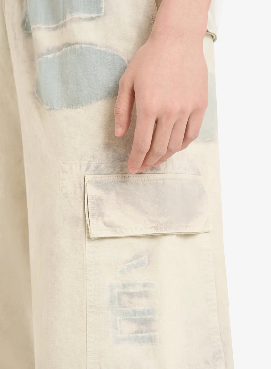 Брюки Études Loose Cargo Ripstop Sage