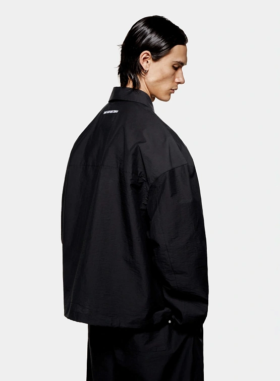 Ветровка MKI MIYUKI ZOKU Washed Cotton Nylon Box Black