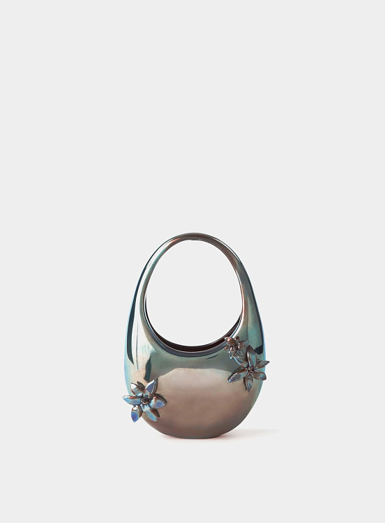 Сумка Coperni Flower Glass Mini Swipe Smoke