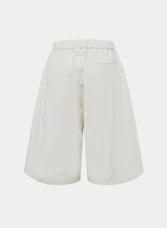Шорты AMOMENTO Two Tuck Wide Ivory
