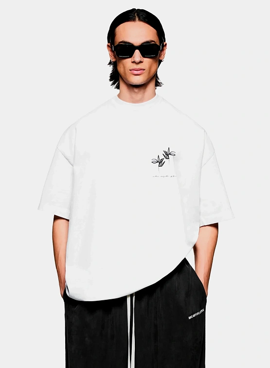 Футболка MKI MIYUKI ZOKU INK Flower White