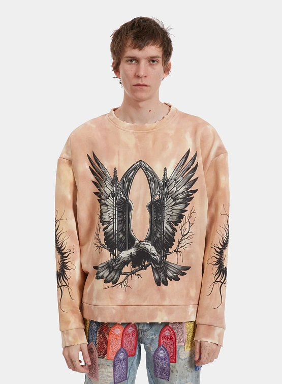 Свитшот WHO DECIDES WAR Soaring Window Crewneck Tan