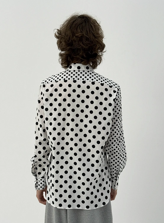 Рубашка Siniy Vsadnik Doubledots++ Shirt White/Black