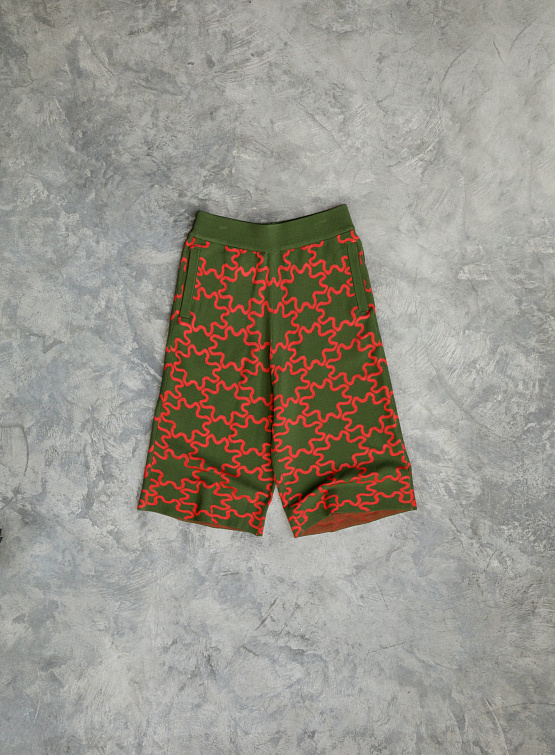Шорты Bluemarble Jacquard Short Green