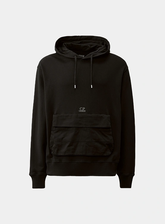 Худи C.P. Company Cotton Fleece Mixed Black