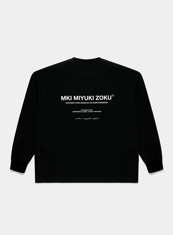 Лонгслив MKI MIYUKI ZOKU Design Studio L/S Black