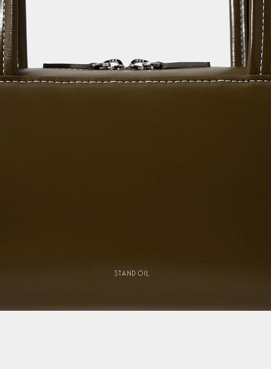 Женская сумка STAND OIL Post Bag Stitch Mocha