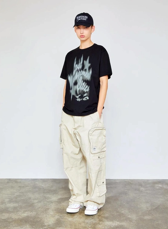 Футболка LMC Blur Layer Tee Black