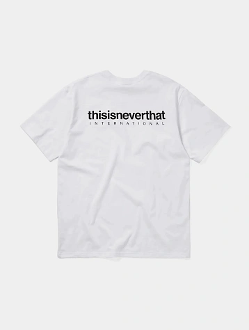 Футболка thisisneverthat INTL. Logo Tee White