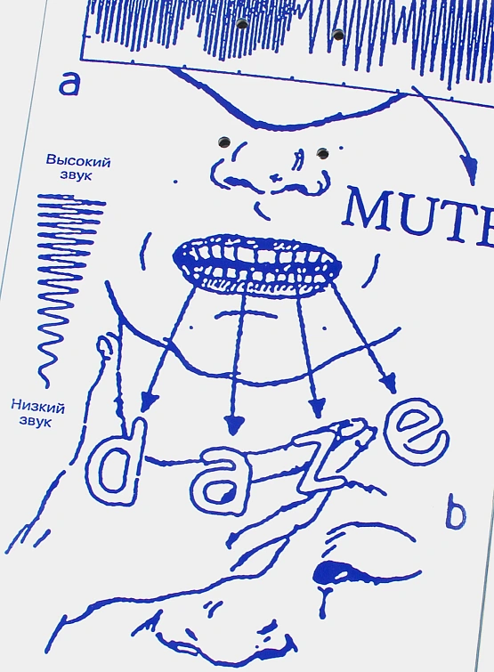 Дека Daze Raw Mute Blue