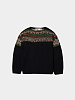 Свитер OPEN YY Fair Isle Sweater Black