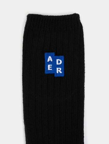 Носки ADERERROR Sig; BL Tag Socks 01 Black