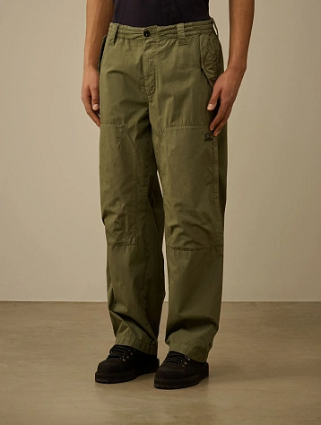 Брюки C.P. Company Cotton Rip Stop Loose Thyme Green