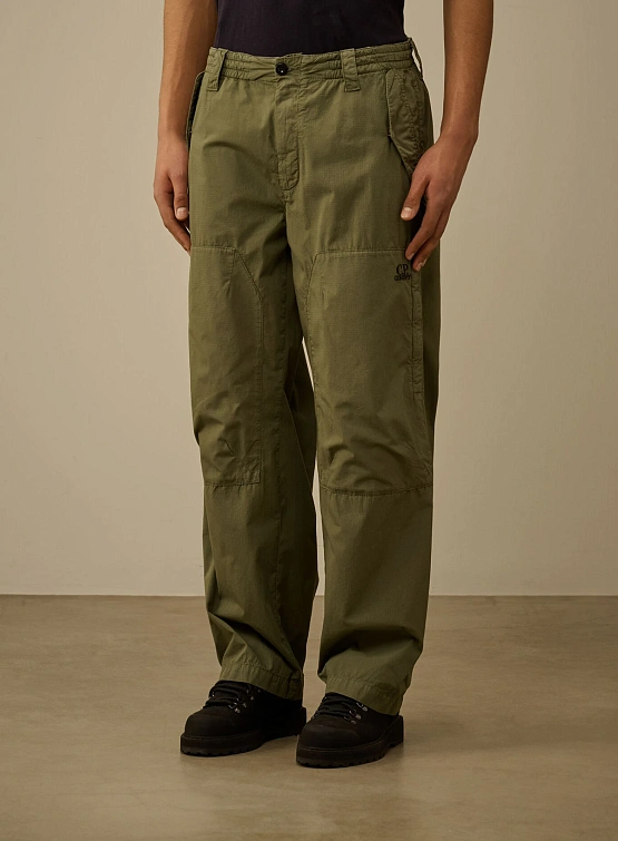 Брюки C.P. Company Cotton Rip Stop Loose Thyme Green