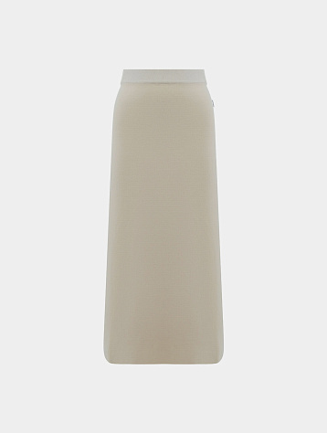 Юбка Sunnei Magliaunita Long Skirt Panna