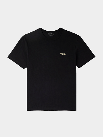 Футболка A.P.C. Boxy Petit VPC Noir Beige