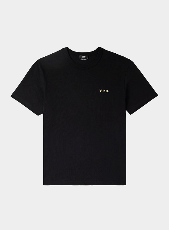 Футболка A.P.C. Boxy Petit VPC Noir Beige