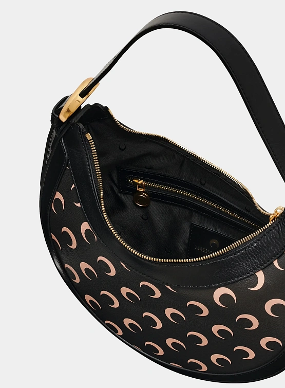 Сумка Marine Serre Moon Canvas Eclipse Mini Inverse Tan