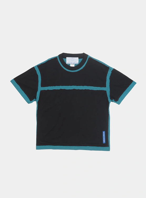 Футболка Jungles Jungles Panel Mesh Turquoise Black