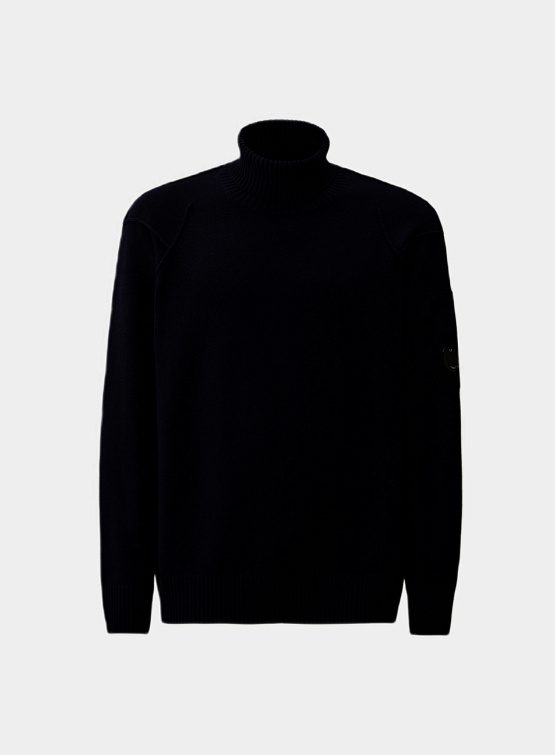 Бадлон C.P. Company Lambswool GRS Turtleneck Knit Black