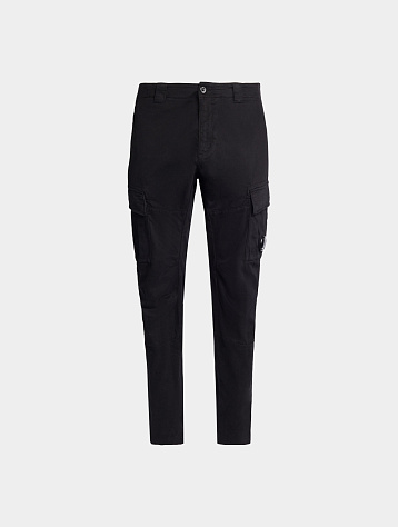 Брюки C.P. Company Stretch Sateen Cargo Black