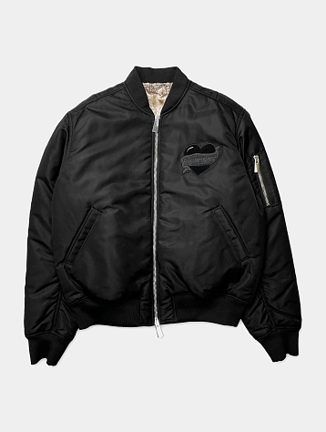 Бомбер Charles Jeffrey Loverboy Varsity Jacket Black