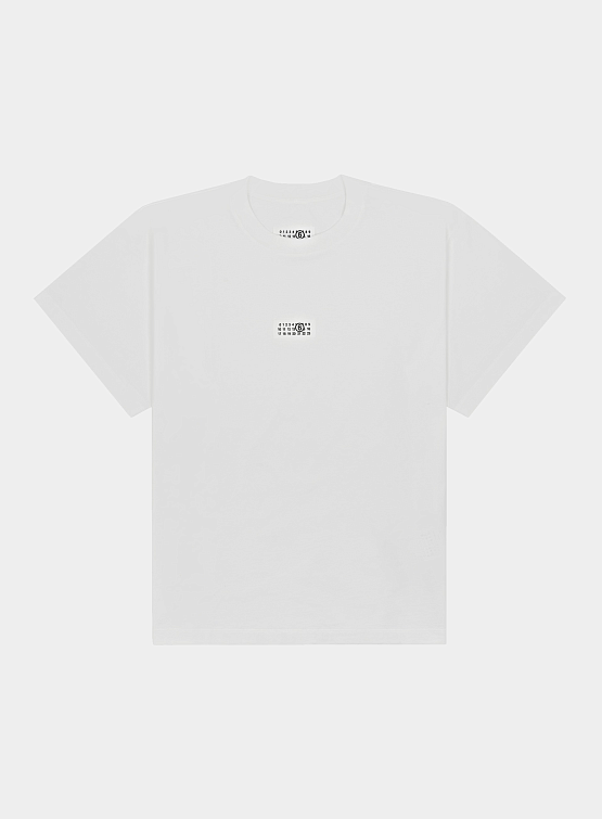 Футболка MM6 Maison Margiela Logo Off White
