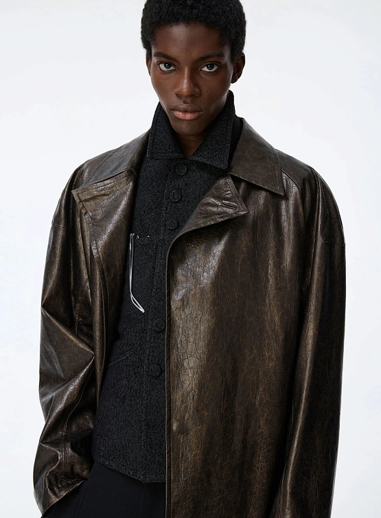 Плащ ADERERROR Jacket Product. 21 Brown