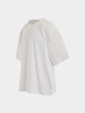 Футболка JUUN.J Layered Detail T-Shirt White