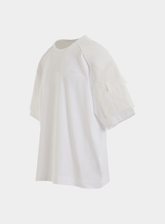 Футболка JUUN.J Layered Detail T-Shirt White