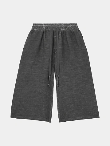 Шорты ISAAC SELLAM Court Cargo Gaufre Plomb