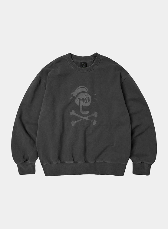 Свитшот FrizmWORKS Black Flag Pigment Dyein Charcoal