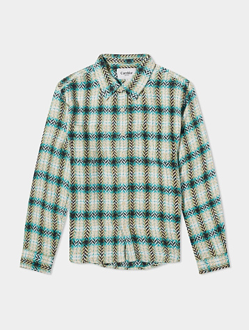 Рубашка Corridor Acid Plaid Yeti White