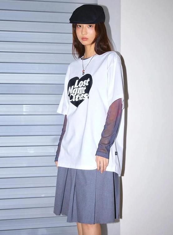 Футболка LMC Heart Logo Tee White