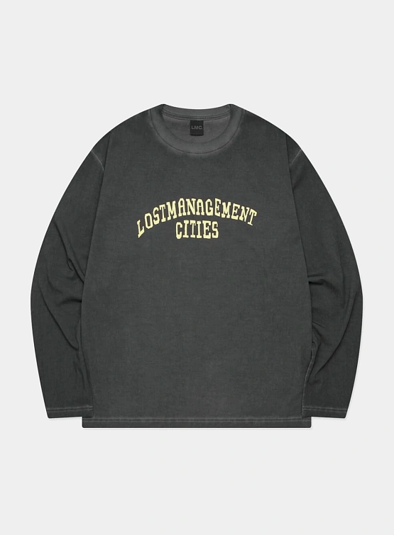 Лонгслив LMC Dyed Arch Fn Doodle Long Slv Black