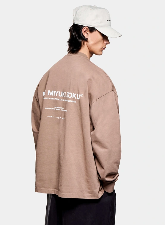 Лонгслив MKI MIYUKI ZOKU Design Studio L/S Mushroom