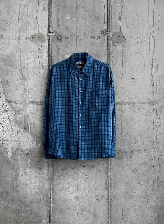 Рубашка COOR Alternate Check Oversized Blue Check
