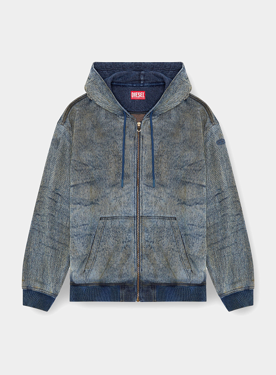 Зип-Худи Diesel D-Hari-Fsf Felpa Grey