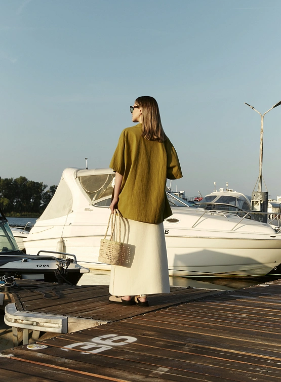 Сумка Lemels Shopper Large Knit Beige