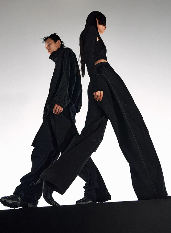 Женские брюки JUUN.J Piping Detail Track Pants Black