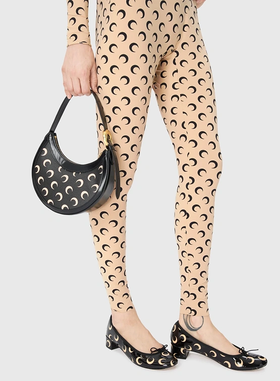 Сумка Marine Serre Moon Canvas Eclipse Mini Inverse Tan