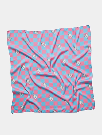 Платок Siniy Vsadnik Shashka Dog Scarf Raspberryred/Blue