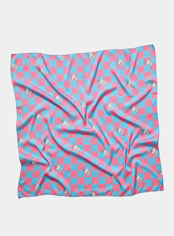 Платок Siniy Vsadnik Shashka Dog Scarf Raspberryred/Blue