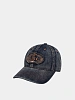 Кепка LMC Washed Denim Gothic Oval 6 Panel Navy