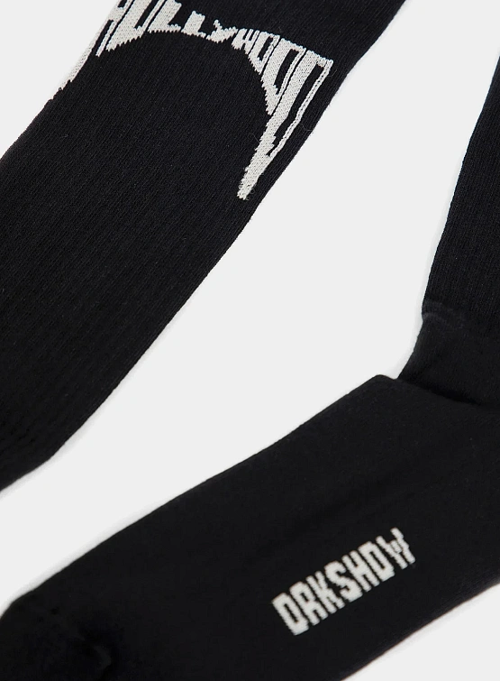 Носки RICK OWENS DRKSHDW Hollywood Knee Black/Pearl