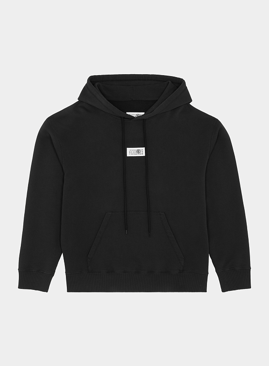 Худи MM6 Maison Margiela Birka Logo Numbers Black