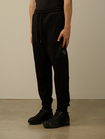 Брюки C.P. Company Diagonal Raised Fleece Lens Black