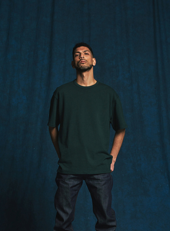 Футболка FrizmWORKS Og Double Rib Oversized Tee Dark Green