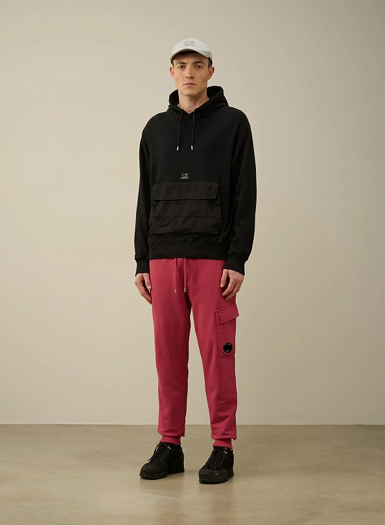 Худи C.P. Company Cotton Fleece Mixed Black