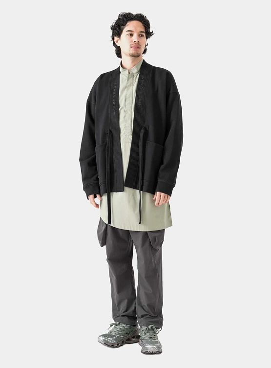 Кимоно MAHARISHI 1495 Crow & Heron Sweat Kimono Black